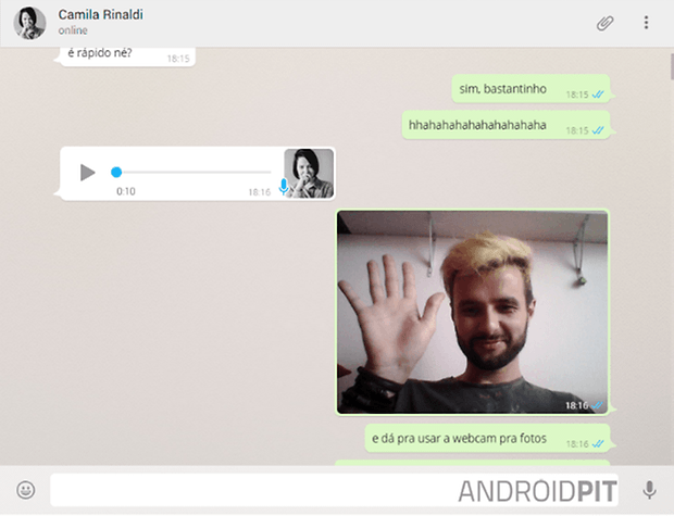 whatsapp web direita