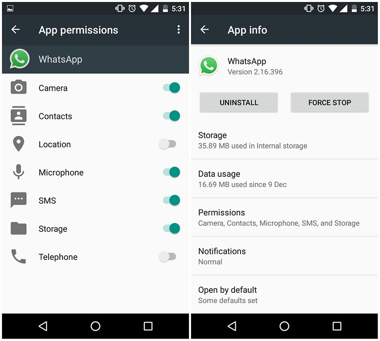 Что такое app permissions в андроиде