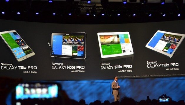 Galaxy Note Pro e Tab Pro, i nuovi tablet presentati da Samsung