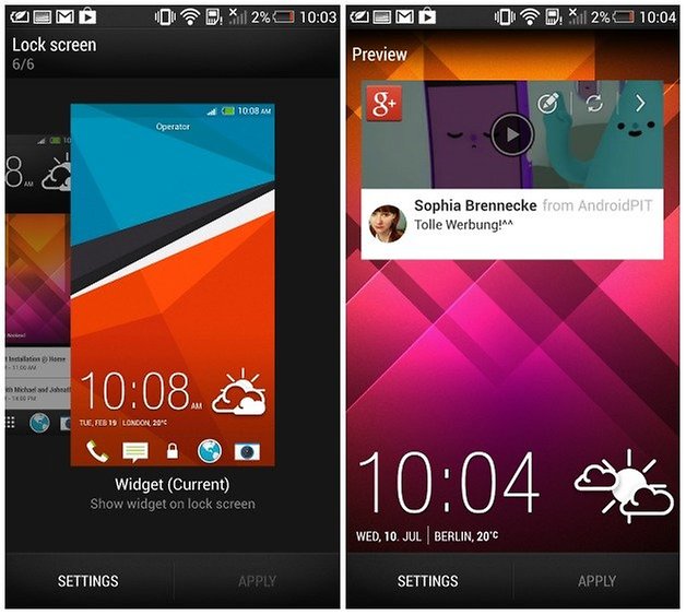 htc one android 4 2 2 lockscreen