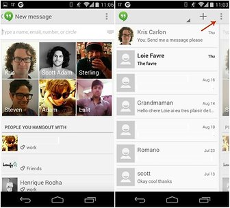 how do you find old text messages on android
