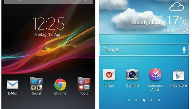 TouchWiz Vs. Xperia UI: Cluttered or Minimalistic?
