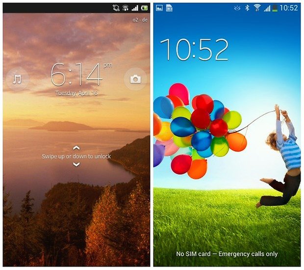 xperia touchwiz lockscreen