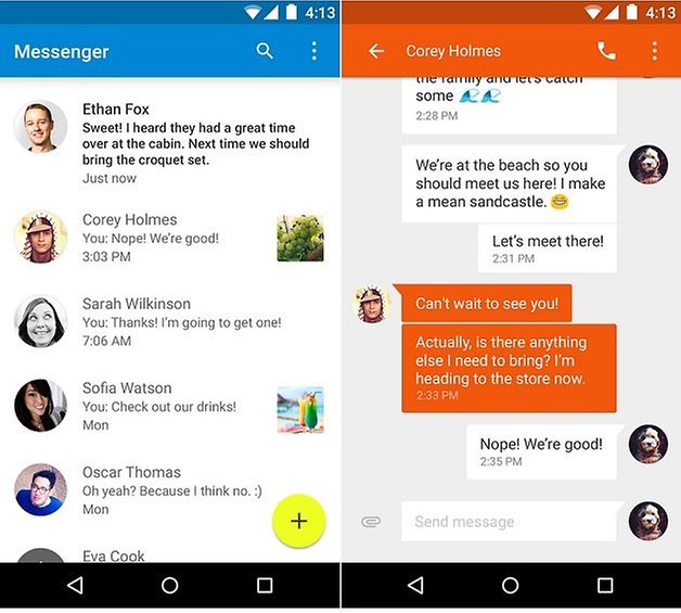 Install Google's new Lollipop Messenger app now! - AndroidPIT