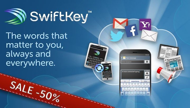 SwiftKey 4.2 Cloud rolls out: 50% off and new personalization features