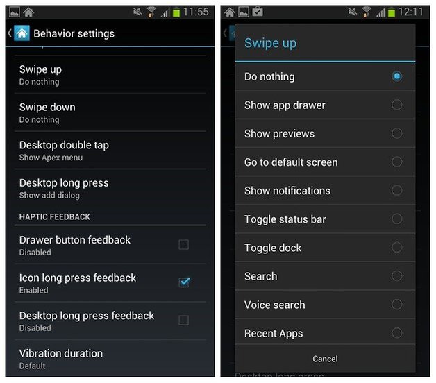 androidpit apex gestures