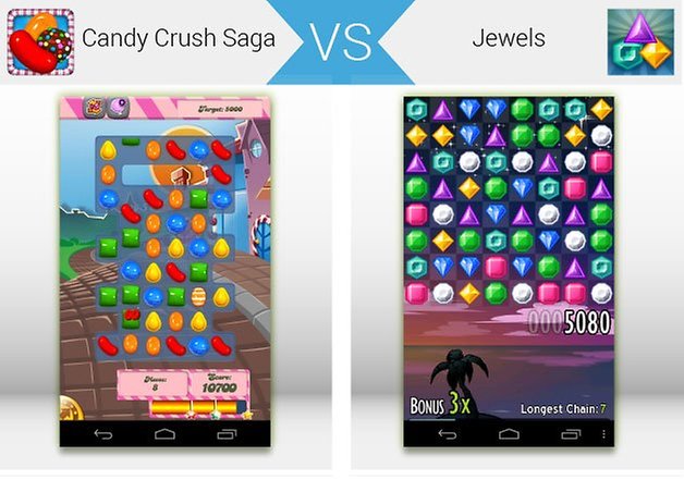 androidpit candy crush saga vs jewels teaser