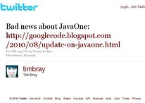 Lawsuit Over Java Keeps Google From Attending JavaOne