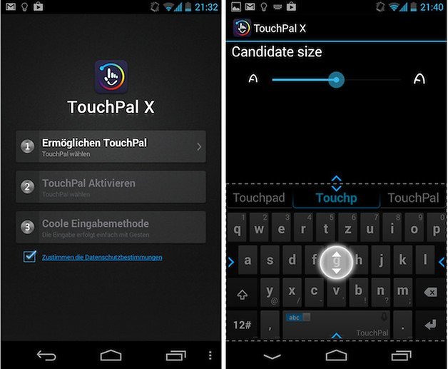 TouchPal Screenshot 1