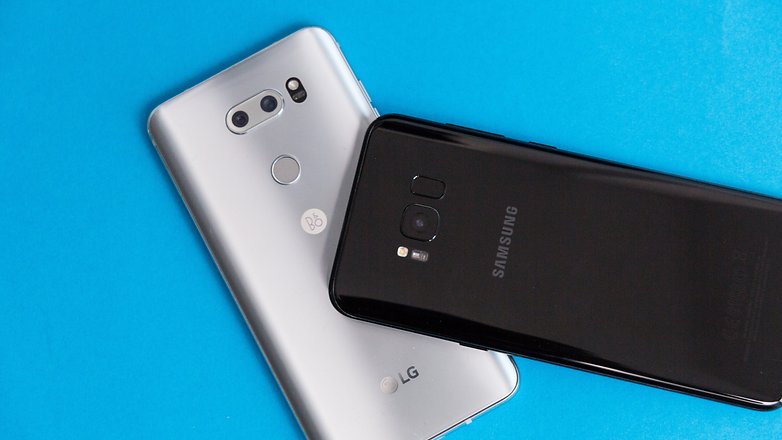 AndroidPIT LG V30 vs Galaxy S8 Plus 3