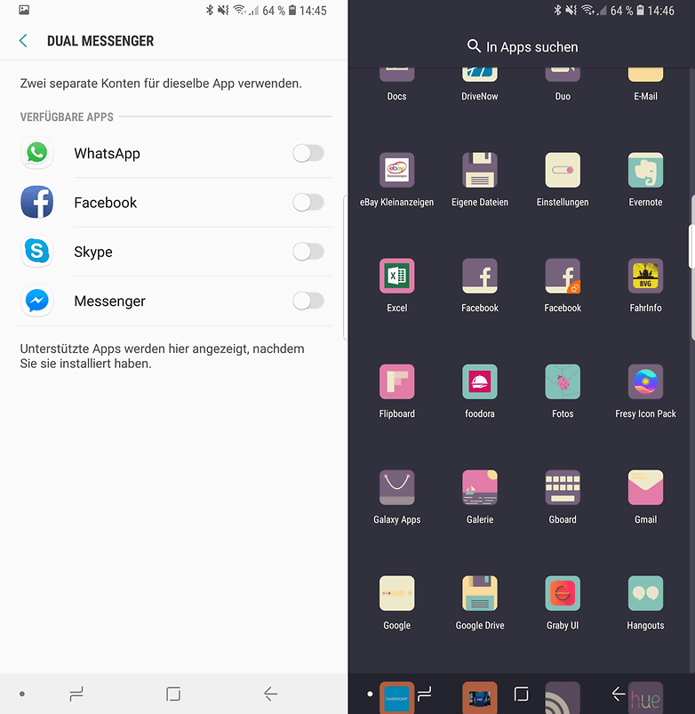 AndroidPIT Samsung Galaxy S8 Oreo Beta 1