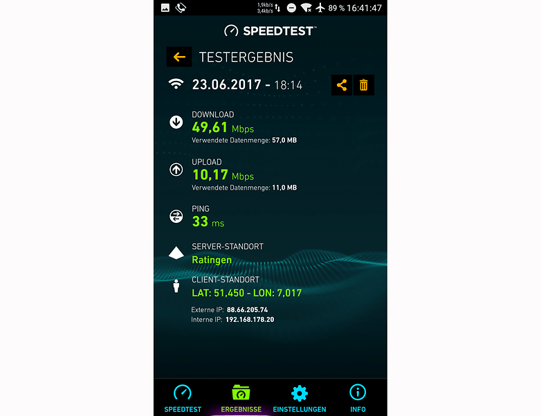 Foto 4 Speedtest