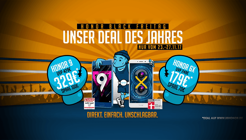 Honor Black Freitag: Honor 9 und Honor 6X im Sonderangebot