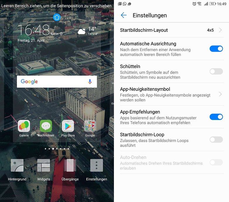 Huawei P10 Tricks Setup 1