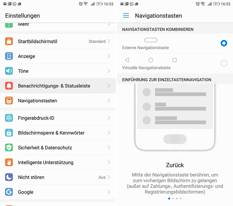 Huawei P10 Tricks Setup 2
