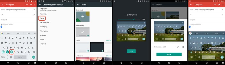 Google Gboard theme RIB - READINBRIEF