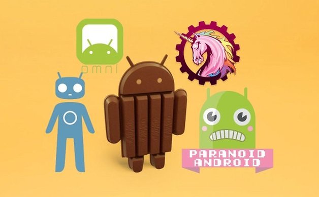 Пользовательские ромы Android KitKat