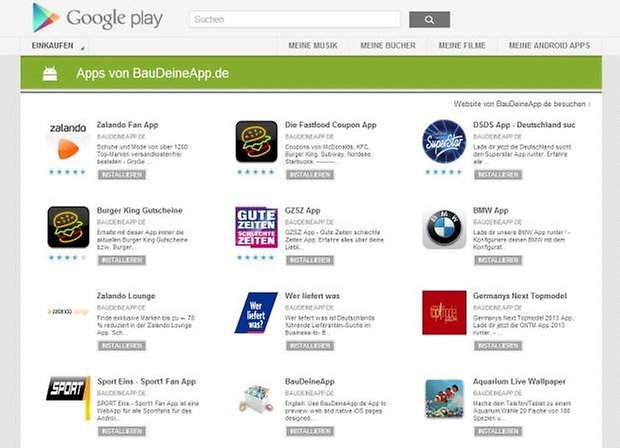 App Store klein