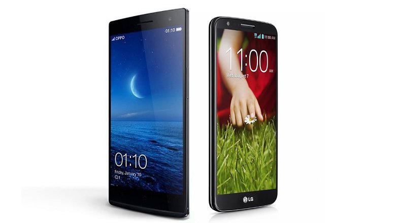 lg g2 oppo find 7