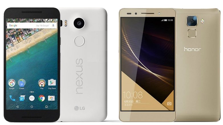 Honor 7 vs nexus 5x