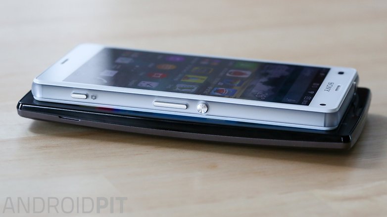 sony xperia z3 compact vs lg g4c 1