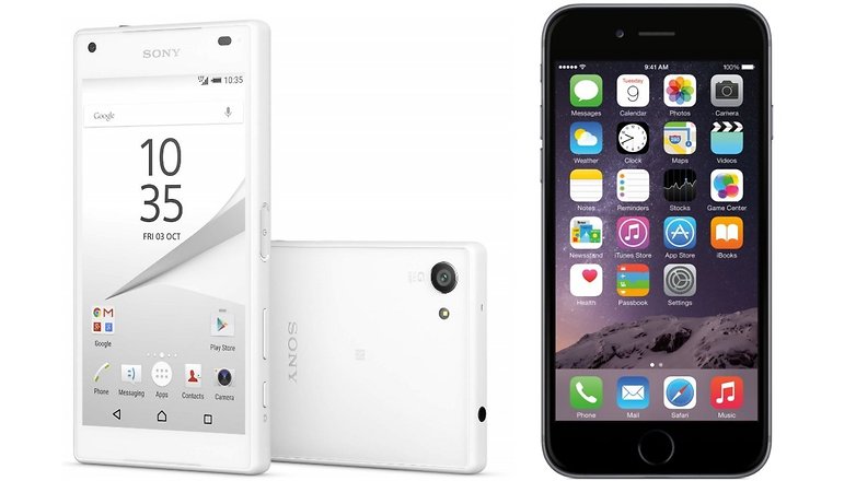 z5 compact iphone 6 hero