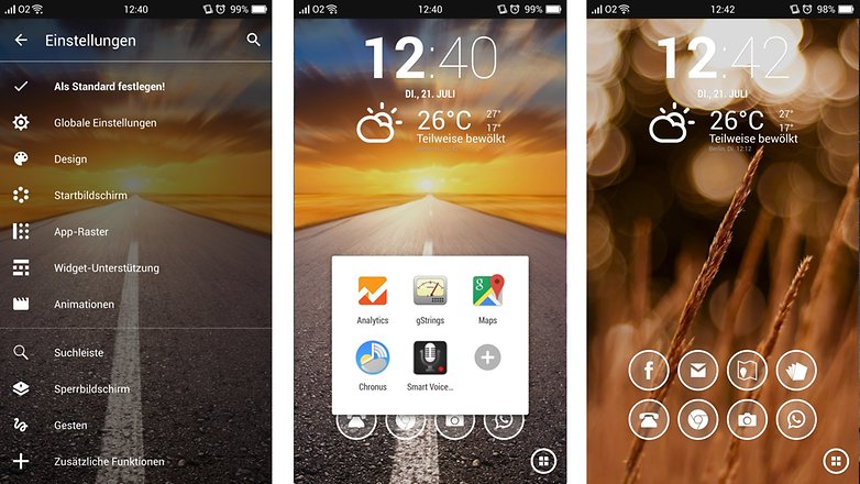 smart launcher 3 screens2