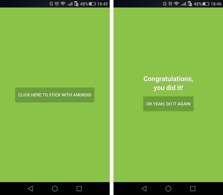 stick with android screens