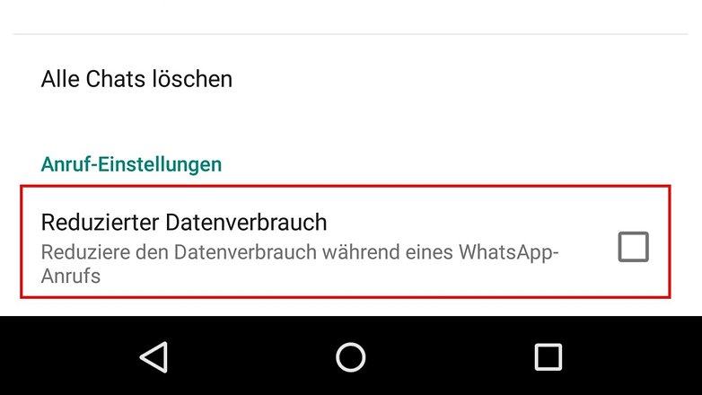 whatsapp calls data
