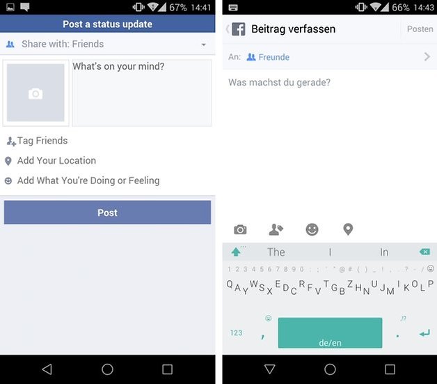 facebook vs lite 7