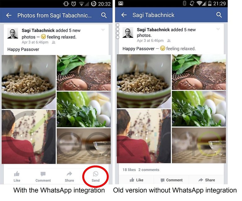 facebook whatsapp