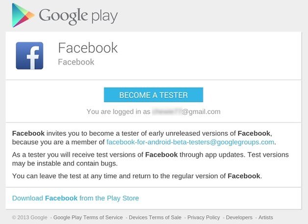 facebook beta