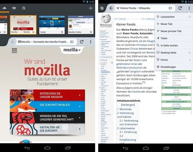 firefox screens