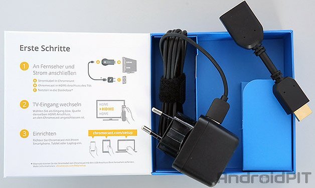 google chromecast inhalt box