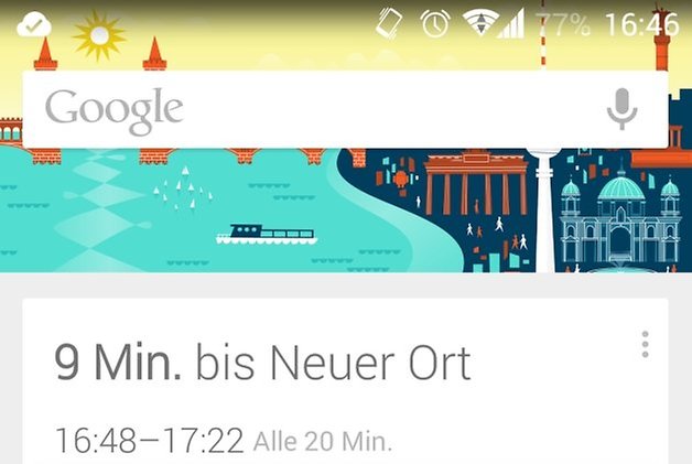 google now new place