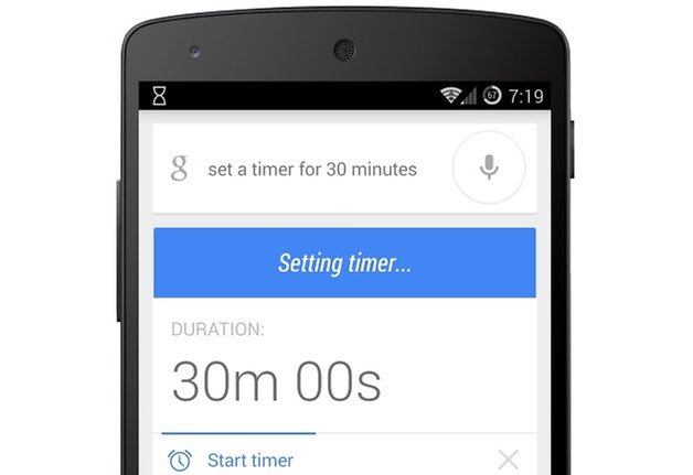 google now timer