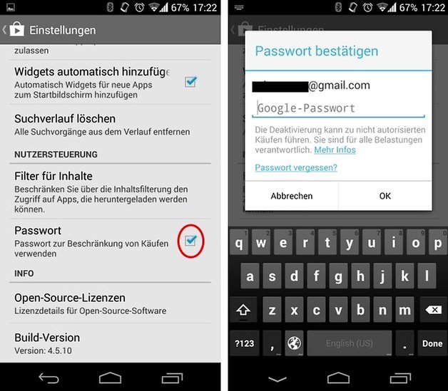 google play screens