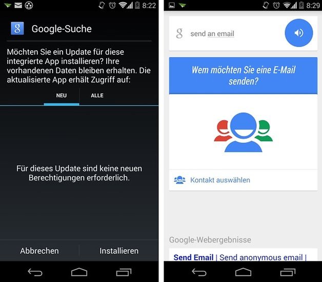 google search screen