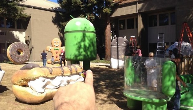 Android L: Vorbereitungen vor dem Googleplex in Bildern