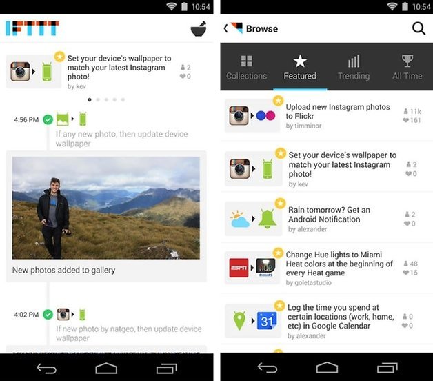 iftt screens