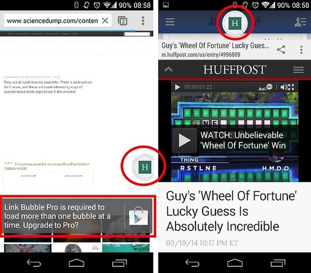 link bubble 3
