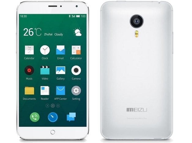 meizu mx4 front back