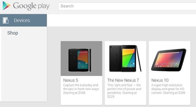 nexus 5 google play