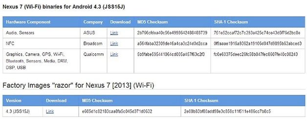 nexus 7 factory image