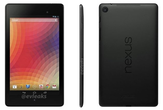 nexus 7 front back side
