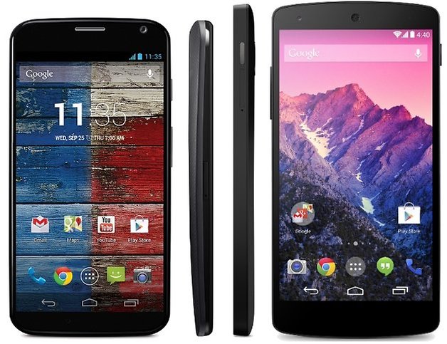 moto x Nexus 5