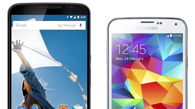 nexus6 vs galaxy s5