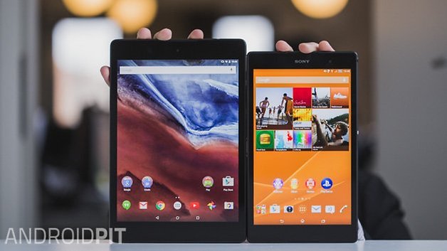 nexus9 xperia z3 tablet2