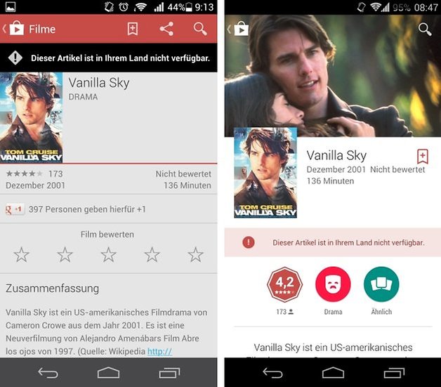 play store material design vanilly
