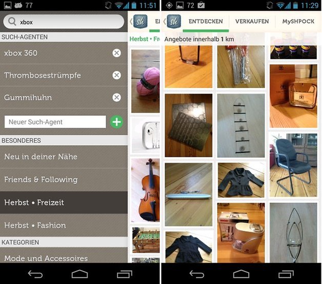 shpock screenshots 1